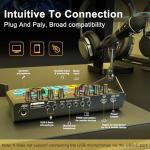 Podcast Equipment Bundle for 2 Mic Tiktok Video Content Creator Kit, Audio Interface DJ Mixer Sound Card Board Condenser Microphone kit Perfect for Studio Live Streaming for Smartphone PCYouTubeLaptop