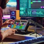 Podcast Equipment Bundle for 2 Mic Tiktok Video Content Creator Kit, Audio Interface DJ Mixer Sound Card Board Condenser Microphone kit Perfect for Studio Live Streaming for Smartphone PCYouTubeLaptop