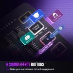 FIFINE Gaming Streaming Bundle with XLR Microphone Kit, PC Mixer, XLR Cable 10ft, Dynamic Mic with Gain Knob, Mute Button, RGB Audio Mixer Set with Individual Control, Volume Fader for Vocal Recording