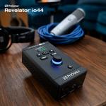 PreSonus Revelator io44 USB-C Audio Interface for music production and streaming with built-in mixer and easy-to-use effects presets plus Studio One DAW Recording Software