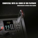 JXSOU 6-Channel Audio Mixer, DJ Controller Sound Board Console with 99 DSP Effects, Bluetooth Mixer Input 48V Phantom Power Stereo USB XLR Mixer For Karaoke Studio PC Recording