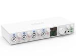 TOPPING E4X4 Pre USB Audio Interface - Dual USB-C Ports, 24bit/192kHz, 4IN/4OUT, Dual Headphone Outputs, Low Noise, Real-Time Monitoring, Mixer, for PC, Mac, iPhone, Professional Recording (White)