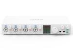 TOPPING E4X4 Pre USB Audio Interface - Dual USB-C Ports, 24bit/192kHz, 4IN/4OUT, Dual Headphone Outputs, Low Noise, Real-Time Monitoring, Mixer, for PC, Mac, iPhone, Professional Recording (White)