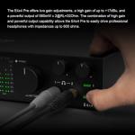 TOPPING E4X4 Pre USB Audio Interface - Dual USB-C Ports, 24bit/192kHz, 4IN/4OUT, Dual Headphone Outputs, Low Noise, Real-Time Monitoring, Mixer, for PC, Mac, iPhone, Professional Recording (White)
