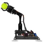 Adeept 5DOF Robotic Arm Kit Compatible with Arduino IDE, Programmable DIY Coding STEM Educational 5 Axis Build Robot Arm, Robot Starter Kit with OLED Display Processing Code and Tutorials - Black