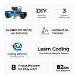 Makeblock mBot Ranger 3 in 1 Robotics for Kids Age 8-12, Coding Robot for Arduino Scratch Learning with Coding Box, 16 Coding Projects STEM Science Kit, Robot Toys Gift for Kids Ages 10+