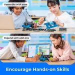 Makeblock mBot2 Coding Robot for Kids, AI Learning Support Scratch & Python Programming, Robotics Kit for Kids Ages 8-12 and up, Building STEM Robot Toys Gifts for Boys Girls