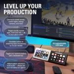 Elgato Stream Deck MK.2 – Studio Controller, 15 macro keys, trigger actions in apps and software like OBS, Twitch, ​YouTube and more, works with Mac and PC