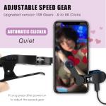 Auto Clicker for Smart Phone, Phone Screen Device Speed Clicker for Android IOS Apps, Fast Click Simulation Finger Continuous Click for Gaming, Live Broadcasts Likes, Adjustable Speed Physical Clicker