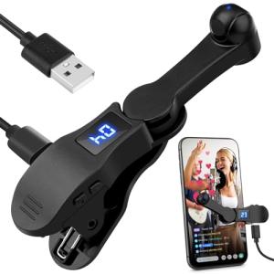 Auto Clicker for Smart Phone, Phone Screen Device Speed Clicker for iPhone iPad Apps, Fast Click Simulation Finger Continuous Click for Game, Live Broadcasts Likes, Lightning Deal, Reward Task (Black)