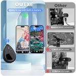 OUTXE Wireless Auto Clicker for iPhone, Bluetooth Phone Screen Tapper with Battery for Hands Free, Silent & Adjustable Speed Finger Clicker for Tiktok Live Broadcasts Likes, Gaming, Reward Task