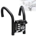 Camera Window Stabilizer with 75mm Bowl Base Leveling Adapter with 3/8" Screw, 80mm Focusing Macro Rail, 10kg/22lbs Maximum Load Capacity, Camera Car Mount for Vlogging, Outdoor Photography (WN-03)