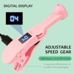 Aylthyo Auto Clicker for Smart Phone, Phone Screen Device Speed Clicker for iPhone iPad Apps, Fast Click Simulation Finger Continuous Click for Tiktok, Live Broadcasts Likes, Lightning Deal, Reward Task, Plug and Play (Pink)