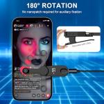 Auto Clicker Smart Tapper for iPhone iPad Android TikTok - Auto Touch Device with Adjustable Speed, Instant Clicker for Live Stream Likes, Social Media Tasks（Black）