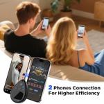 OUTXE Wireless Auto Clicker for iPhone, Bluetooth Phone Screen Tapper with Battery for Hands Free, Silent & Adjustable Speed Finger Clicker for Tiktok Live Broadcasts Likes, Gaming, Reward Task