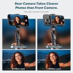 Vlog Selfie Monitor Screen, Magnetic Wireless Back Camera Monitor for iPhone & Android with 100FT Rang Bluetooth Remote for Photo/Vlog/Live Stream