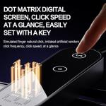 Auto Clicker for Smart Phone, Phone Screen Adjustable Speed Auto Tapper for iPhone iPad Apps, Fast Click Screen Tappers for TIK Tok, Game, Live Broadcasts Likes, Physical Clicker - White