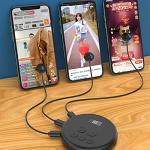 fonefunshop Auto Clicker Tapper Liker for Smart Phone with 6 Clickers - Keep Screen Alive - No Sleep Passcode