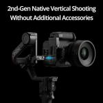 DJI RS 4 Pro Combo, 3-Axis Gimbal Stabilizer for DSLR & Cinema Cameras, Native Vertical Shooting, 4.5kg/10lbs Payload, Image Transmitter & Focus Pro Motor, Condenser Shotgun Microphone