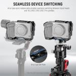 NEEWER FX3/FX30 Cage Camera Cage with HDMI Cable Clamp, NATO Rail, 3/8 Inch ARRI Positioning Holes, 1/4 Inch Thread Compatible with Sony FX3 FX30 Original XLR Handle, Compatible with DJI RS2 RS3