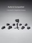 DJI RSC 2 Pro Combo - 3-Axis Gimbal Stabilizer for DSLR and Mirrorless Camera, Nikon Sony Panasonic Canon Fujifilm, Ronin SC, 3kg Payload, Image Transmission, Focus Motor - Black