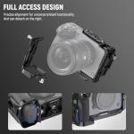 NEEWER FX3/FX30 Cage Camera Cage with HDMI Cable Clamp, NATO Rail, 3/8 Inch ARRI Positioning Holes, 1/4 Inch Thread Compatible with Sony FX3 FX30 Original XLR Handle, Compatible with DJI RS2 RS3