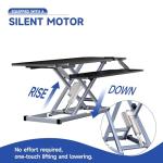 32" Electric Standing Desk Converter,Height Adjustable Riser, Ergonomic Sit-Stand Lift with Wide Dual Monitor Platform and Synchronous Moving Keyboard Tray, 60 lb Capacity - Black