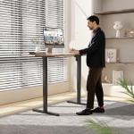 BONTEC Electric Standing Desk Frame, Height Adjustable Sit Stand Desk Base Ergonomic (Single Motor)