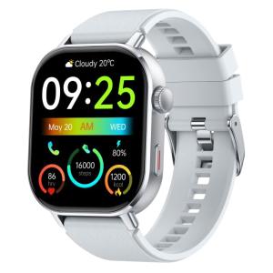 Smart Watch GPS for Men Women, 2.06" AMOLED Screen Smartwatch with Compass/Barometer/Altitude 178+ Sports, Bluetooth Call Fitness Tracker with Heart Rate/Sleep Monitor, 3ATM Waterproof for Android iOS