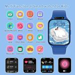 Kids Smart Watch Boys with Fitness & Sleep Tracker, Waterproof Smart Watch for Kids Age 5-12, Sport Modes Heart Rate SOS Button HD Camera DIY Dial Games Music Recorder, NO APP/Phone, Boys Gifts Toys