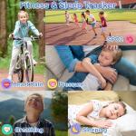 Kids Smart Watch Boys with Fitness & Sleep Tracker, Waterproof Smart Watch for Kids Age 5-12, Sport Modes Heart Rate SOS Button HD Camera DIY Dial Games Music Recorder, NO APP/Phone, Boys Gifts Toys