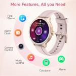YMZ Smart Watch for Men Women, 1.27" HD Touchscreen Fitness Tracker, Bluetooth Calling, 100+ Sports Modes, Sleep Monitor, IP68 Waterproof, Compatible with Android & iPhones