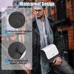 Cwatcun Camera Shoulder Bag, Waterproof Crossbody Case, Compact Photography Backpack, Compatible with Canon/Nikon/Sony/Fuji DSLR/SLR/Mirrorless Camera, Lens and Accessories, White