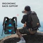 TARION Large Camera Backpacks for Photographers - Waterproof Camera Bag Photography backpack with 15.6" Laptop Compartment Rain Cover Side Access Tripod Holder(TB04 Black)