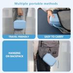 Supmay Hard Carrying Case for Cimizi/for masterbee/for MgaoLo Upgrade Kids Camera Instant Print, Toys Storage Bag with Mesh Pocket for Roll Printing Papers, USB Cable, SD Card, Colour Pen, Blue