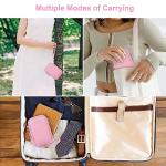 Canboc Carrying Case for Sony ZV-1/ ZV-1F/ ZV-1 II Digital Camera for Content Creators, Sony ZV1 Vlogging Camera Bag, Zipper Mesh Pocket fits USB Cable, Batteries, Pink