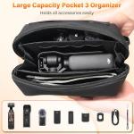 Semaiki Carrying Case for DJI Osmo Pocket 3,Waterproof Storage Bag Professional for DJI Osmo Pocket 3 Creator Combo Accessories,Portable Outdoor Camera Organizer