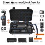 Lekufee Travel Waterproof Hard Case Compatible with DJI Osmo Pocket 3/Creator Combo/Power Expansion Combo/DJI Pocket 3 Video Camera/Vlogging Camera and Accessories(Case & Bag Only)