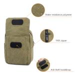 TULLIO Camera Bag Small Crossbody Camera Bag Case Purse Waterproof Canvas Shoulder Case Sling Designer for Mirrorless or DSLR SLR