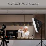 RALENO Softbox Lighting Kit, 20X28-Inch Softbox Photography Lighting with LED Bulbs(50W | 5500K | TLCI≥97), Streaming Lighting for Video Rcording Photoes Portraits YouTube | Model: PS40