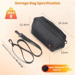 Semaiki Carrying Case for DJI Osmo Pocket 3,Waterproof Storage Bag Professional for DJI Osmo Pocket 3 Creator Combo Accessories,Portable Outdoor Camera Organizer