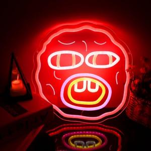 FUENDKF Tyler Funny Neon Signs for Wall Decor, Dimmable The Creator Cherry Neon Lights for Bedroom Decor, USB Power Music LED Neon Lights for Man Cave,Bar and Art Wall Decor