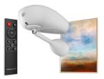 Method Lights Wireless LED Picture Light, Wireless Ceiling Mounted Spotlight for Artwork, Painting, Photo Display, Remote Control, 11 Color Temperature Settings, Dimmer, Timer, Rechargeable Battery
