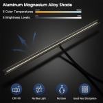 EYOCEAN Desk Lamp, 31.5" Wide 24W for Home Office,Gesture Sensing Control Desk Light, Dimmable & Color Temperature, Eye-Caring Office Lamp, Brightest Architect Light for Screen/Workbench