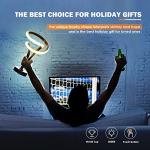 airnasa Modern Spiral RGB Table Lamp, Unique, 7 Colors 10 Light Modes LED, Touch Dimmable Cool Nightstand Lamps for Living Room Bedroom Office, Ideal Gift (Black)