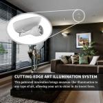 Method Lights Wireless LED Picture Light, Wireless Ceiling Mounted Spotlight for Artwork, Painting, Photo Display, Remote Control, 11 Color Temperature Settings, Dimmer, Timer, Rechargeable Battery