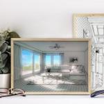 Light Up Painting, LED Paintings Light Up Wall Art 4D Painting Pictures Frames Canvas Dog Wall Decor Dimmable Night Lights for Home, Bedroom, Kitchen, Kids Art Frames, Unique Lamps, Gift Ideas