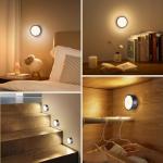 Brightown 2-Pack Picture Lights for Wall, Magnetic Art Display Picture Lights with Remote, 3 Lighting Modes Battery Operated Picture Light, Dimmable & Timer Art Wall Lights for Pictures, Black
