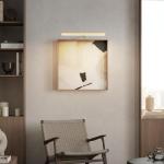 Coinmit Plug in Picture Lights for Wall, 16 inch Dimmable LED Art Light with Remote, 3 Colour Temperature Gallery Painting Wall Light for Picture Display Dartboard Art Work (Gold)