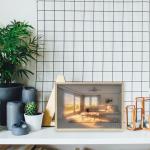 Light Up Painting, LED Paintings Light Up Wall Art 4D Painting Pictures Frames Canvas Dog Wall Decor Dimmable Night Lights for Home, Bedroom, Kitchen, Kids Art Frames, Unique Lamps, Gift Ideas